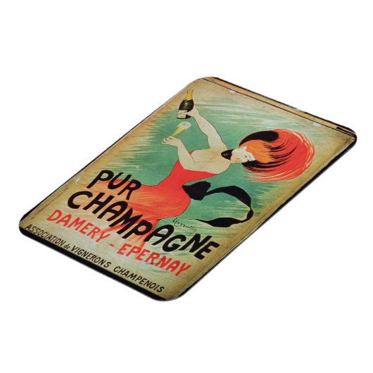 Poster adverteren "Pur Champagne" uit Damery, E Magneet (Linkerzijde)