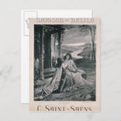 Poster adverteren "Samson en Dalila" Briefkaart (Voorkant / Achterkant)