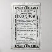 Poster adverteren Show van de hond van Cruft (Voorkant)