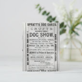 Poster adverteren Show van de hond van Cruft Briefkaart (Staand voorkant)