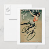 Poster adverteren "Societe La Francaise", Parijs ( Briefkaart (Voorkant / Achterkant)