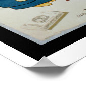 Poster adverteren "Suchard Chocolate" (kleur verli (Hoek)