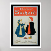 Poster adverteren "Suchard Chocolate" (kleur verli (Voorkant)