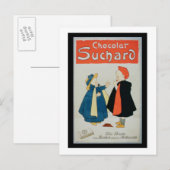 Poster adverteren "Suchard Chocolate" (kleur verli Briefkaart (Voorkant / Achterkant)