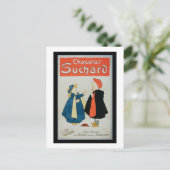 Poster adverteren "Suchard Chocolate" (kleur verli Briefkaart (Staand voorkant)