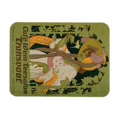 Poster adverteren "Transvaal" een koffie, wijn en Magneet (Horizontaal)