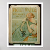 Poster adverteren "Violet Water" door Colgate & Co (Voorkant)