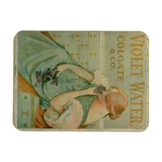 Poster adverteren "Violet Water" door Colgate & Co Magneet (Horizontaal)