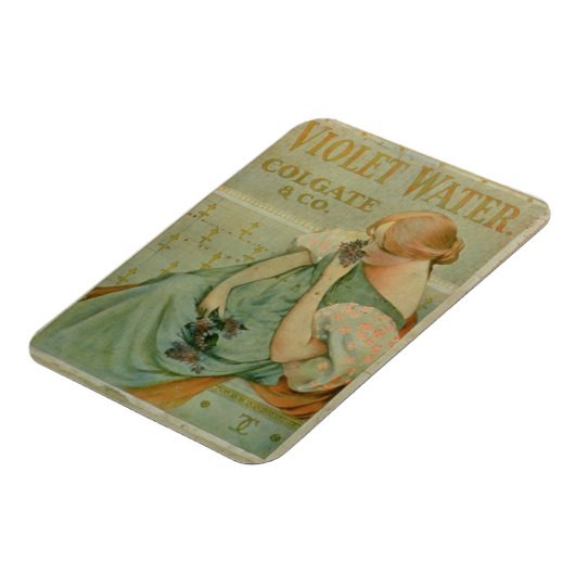 Poster adverteren "Violet Water" door Colgate & Co Magneet (Linkerzijde)