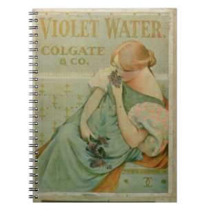 Poster adverteren "Violet Water" door Colgate & Co Notitieboek