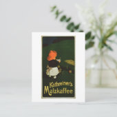 Poster adverteren voor "Kathreiner's Malt Coffee" Briefkaart (Staand voorkant)