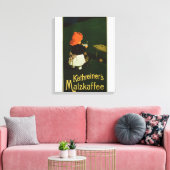 Poster adverteren voor "Kathreiner's Malt Coffee" Canvas Afdruk (Insitu (Woonkamer))