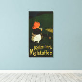 Poster adverteren voor "Kathreiner's Malt Coffee" Canvas Afdruk (Insitu (Houten vloer))