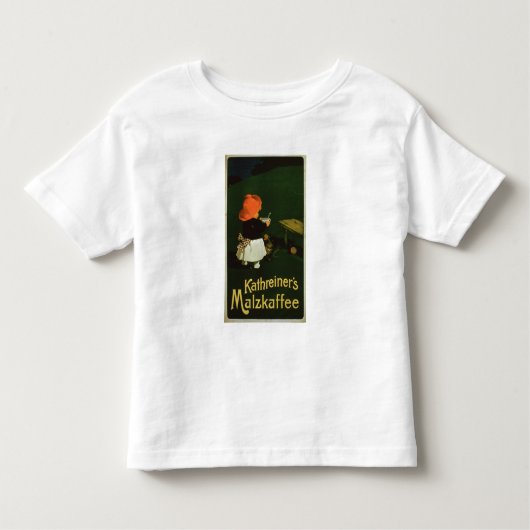 Poster adverteren voor "Kathreiner's Malt Coffee" Kinder Shirts (Voorkant)