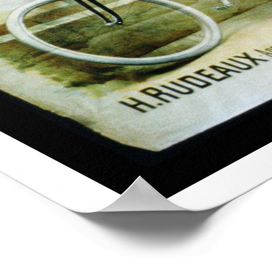 Poster adverteren "Whitworth Cycles", Parijs (colo (Hoek)