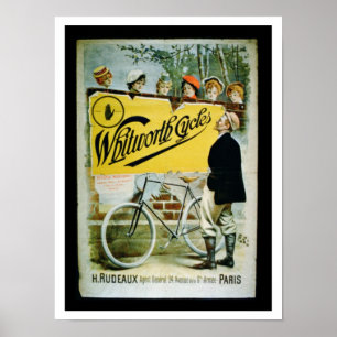 Poster adverteren "Whitworth Cycles", Parijs (colo