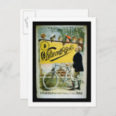 Poster adverteren "Whitworth Cycles", Parijs (colo Briefkaart (Voorkant / Achterkant)