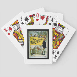 Poster adverteren "Whitworth Cycles", Parijs (colo Pokerkaarten