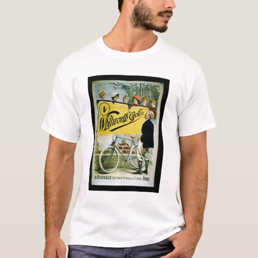 Poster adverteren "Whitworth Cycles", Parijs (colo T-shirt (Voorkant)