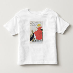 Poster adverteren zuiver gesteriliseerde melk kinder shirts