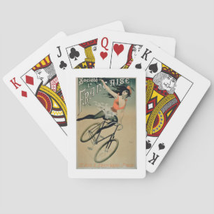 Poster advertising 'Societe La Francaise', Parijs  Speelkaarten