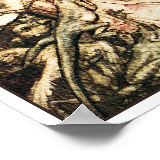 Poster/Afdruk: Alice & het Pak van Kaarten Poster (Hoek)