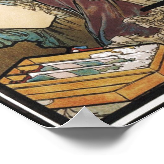 Poster/Afdruk: Alphonse Mucha-Lance Parfum "Rodo" Poster (Hoek)