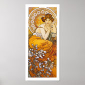 Poster/Afdruk: Alphonse Mucha - Topaz Poster (Voorkant)