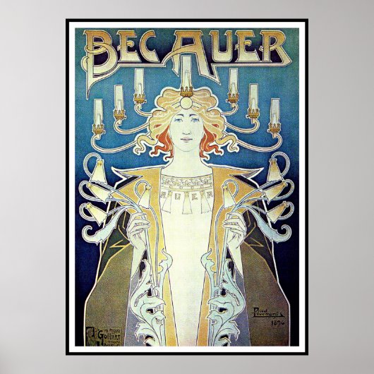 Poster/Afdruk: Art Nouveau - Privat Livemont Poster (Voorkant)