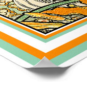 Poster/Afdruk: Art Nouveau - Taal van bloemen Poster (Hoek)