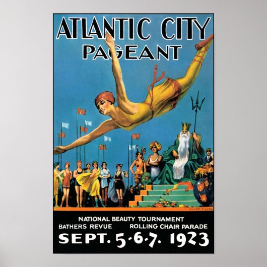 Poster/Afdruk: Atlantic City Beauty Pageant Poster (Voorkant)