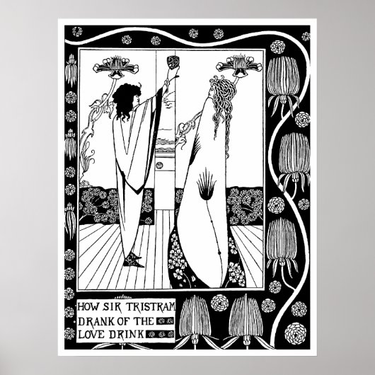 Poster/Afdruk: Beardsley - De Drink van de Liefde Poster (Voorkant)