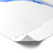 Poster/Afdruk: "Blauwe formulieren" Poster (Hoek)