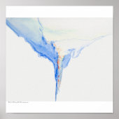 Poster/Afdruk: "Blauwe formulieren" Poster (Voorkant)