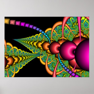 Poster/afdruk:  Cosmic Play: Glazen kralenspel Poster