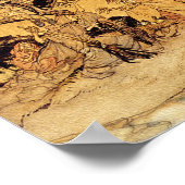 Poster/Afdruk: De heksen Sabbat - Halloween Art Poster (Hoek)