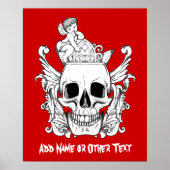 Poster/afdruk: De schedel Poster (Voorkant)