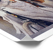 Poster/afdruk:  fiets en -lonten poster (Hoek)