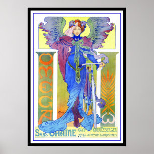 Poster/Afdruk:  fiets - Henri Thiriet Poster