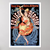 Poster/Afdruk: Folies Bergere - Cheret Poster (Voorkant)