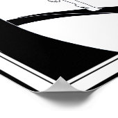 Poster/Afdruk: Illustratie van de buikdij Poster (Hoek)