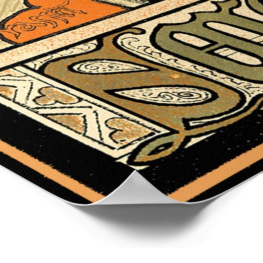 Poster/Afdruk: Jeanne d'Arc, Sarah Bernhardt Poster (Hoek)