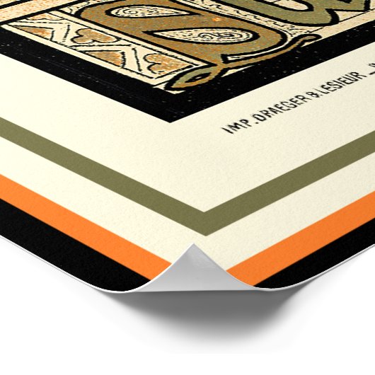 Poster/Afdruk: Jeanne d'Arc, Sarah Bernhardt Poster (Hoek)