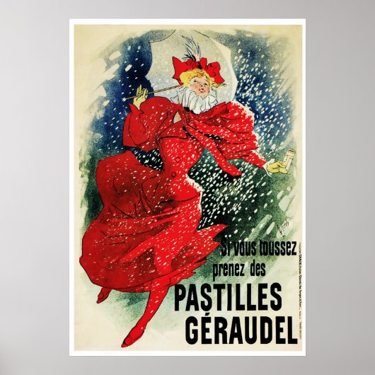Poster/Afdruk: Jules Cheret - Pastilles Geraudel Poster (Voorkant)