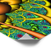 Poster/Afdruk: kosmisch spel: Glazen spel Poster (Hoek)