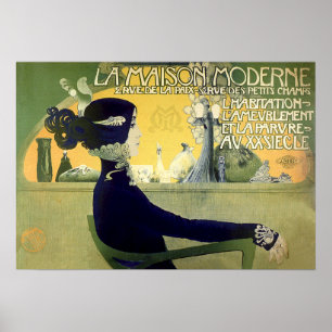 Poster/Afdruk: La Maison Moderne (Moderne Huis) Poster