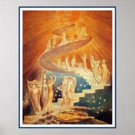 Poster/Afdruk: Ladder van Jacob - William Blake Poster