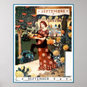 Poster/Afdruk: maand september - september Poster (Voorkant)