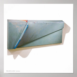 Poster/Afdruk: "Monoliet 1-Aqua" Poster