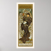 Poster/Afdruk: Mucha - Lorenzaccio - Art Nouveau Poster (Voorkant)
